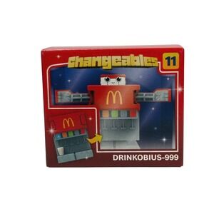 2026 Mcdonalds Changeables Happy Meal Toy New #11 Drinkobius-999